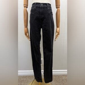 Levi’s Denizen 216 Slim Black Jeans W30 L32 Stretch Denim Modern Slim